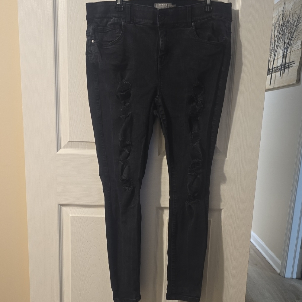 Torrid Black Bombshell Skinny Jeans